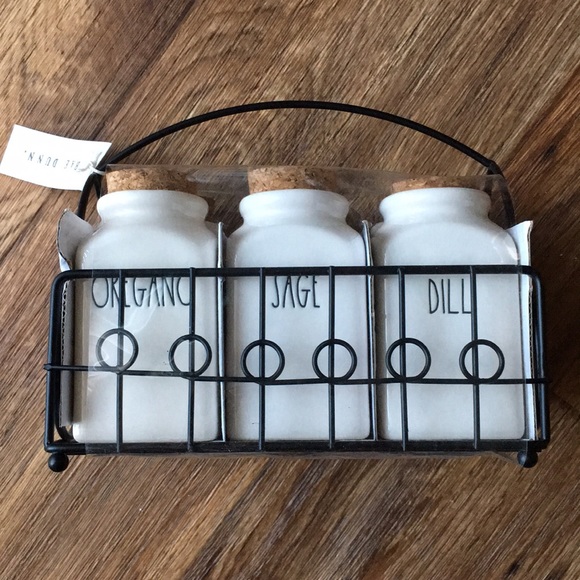 Rae Dunn Other - Rae Dunn Spice rack and jars